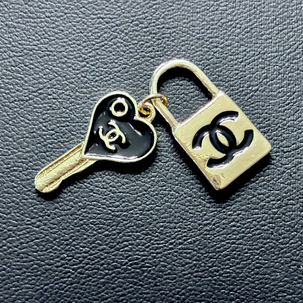 CHANEL Gold Lock Charm